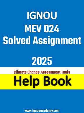 IGNOU MEV 024 Solved Assignment 2025